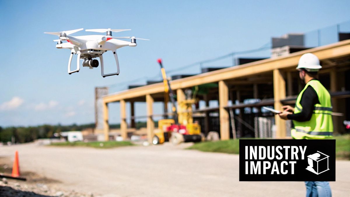 A UAV 3D map of a large industrial site, showing incredible detail.
